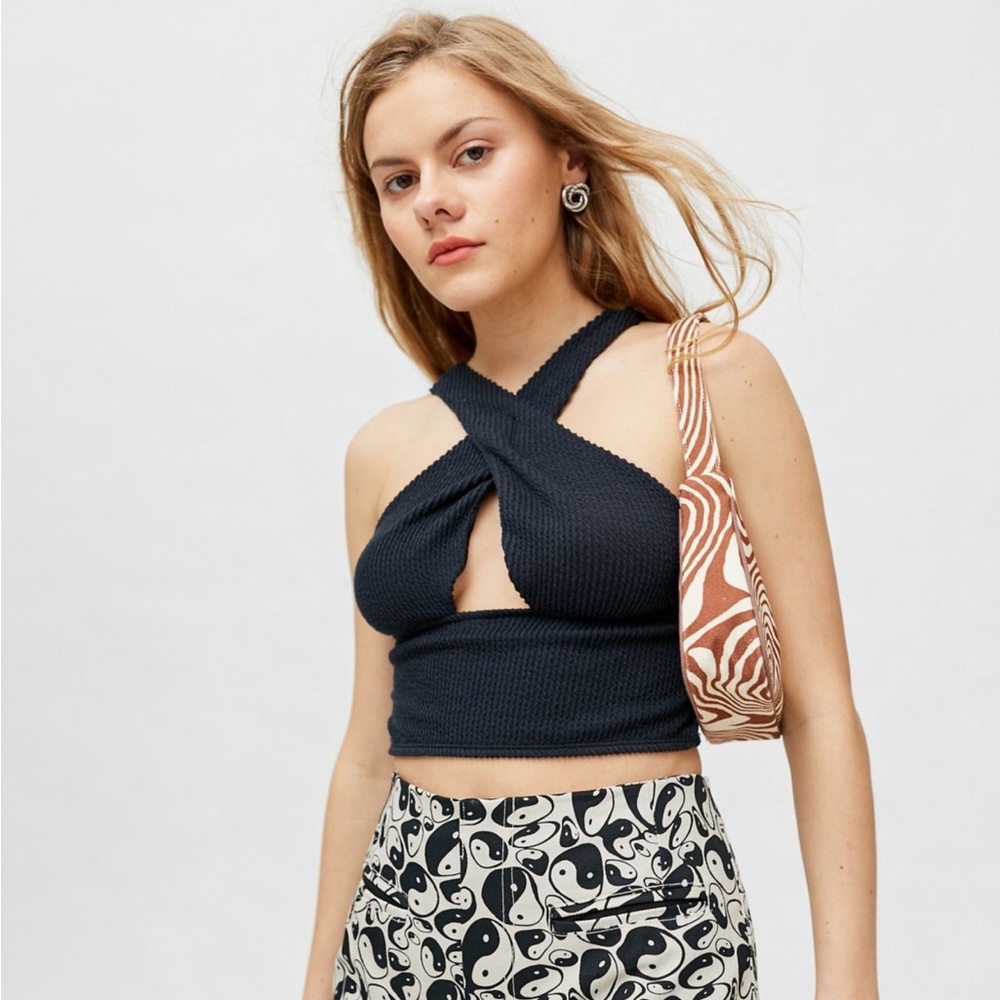 NWT UO Heatwave Crisscross Halter Top